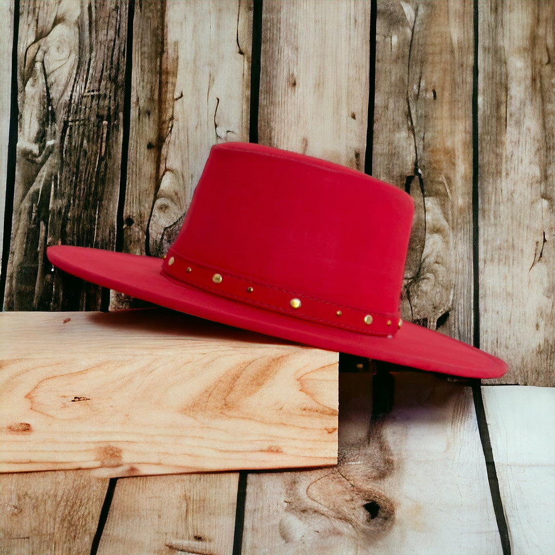CORDOBES vinyl leather hat