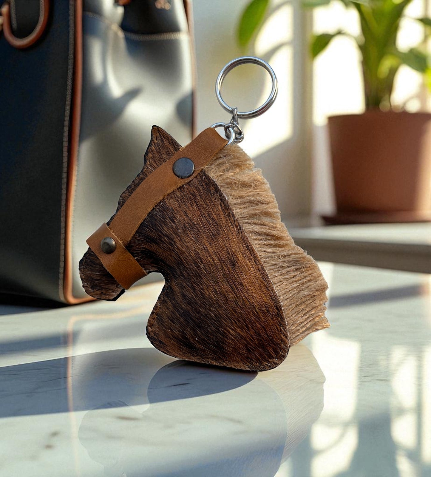 Llavero caballo rienda